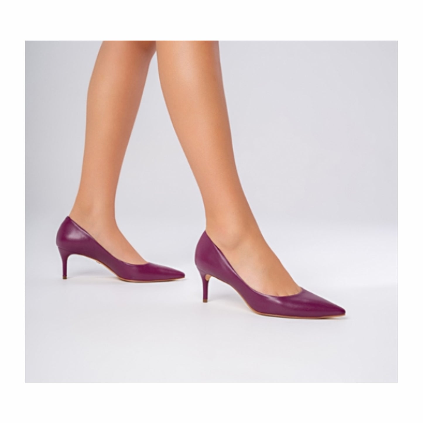 Scarpin Valentina Pump LeatherBurgundy